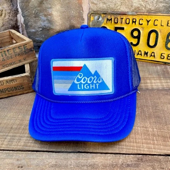 ✨?AVIATOR NATION X COORS LIGHT COLLECTORS EDITION TRUCKER HAT UNISEX O/S… Brixton x Coors Light Racing Trucker Hat - Coors Red/White  main image 4